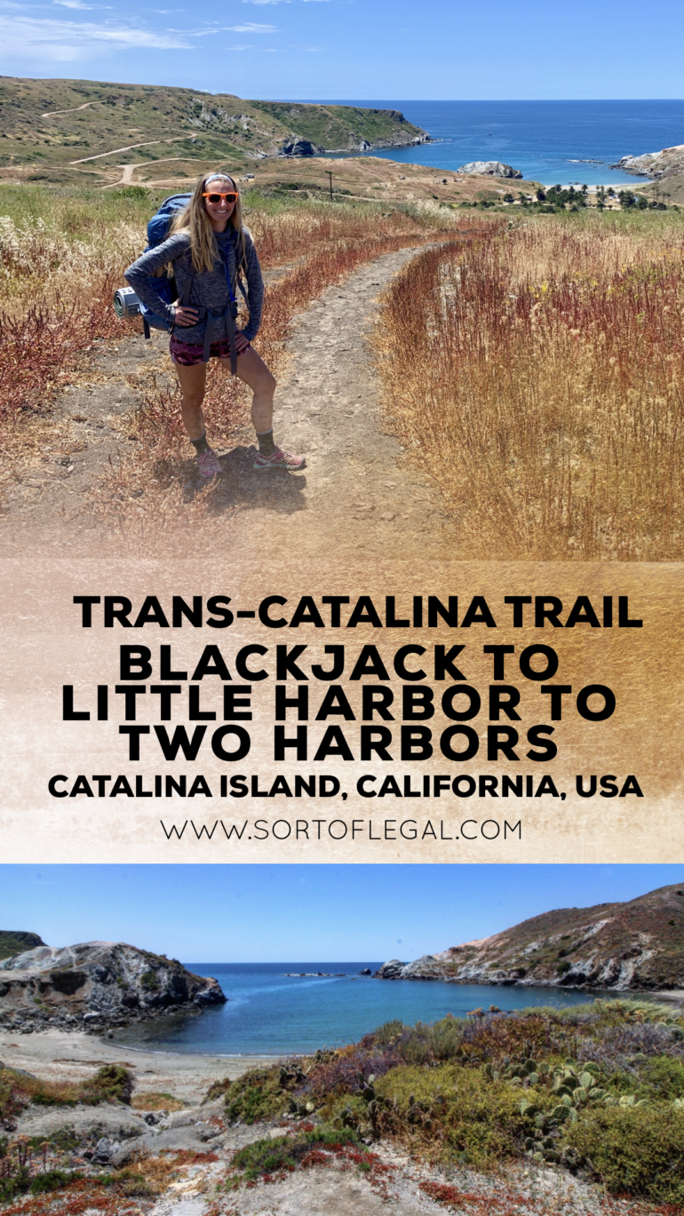 Dirty Details Trans Catalina Trail Blackjack To Little Harbor To