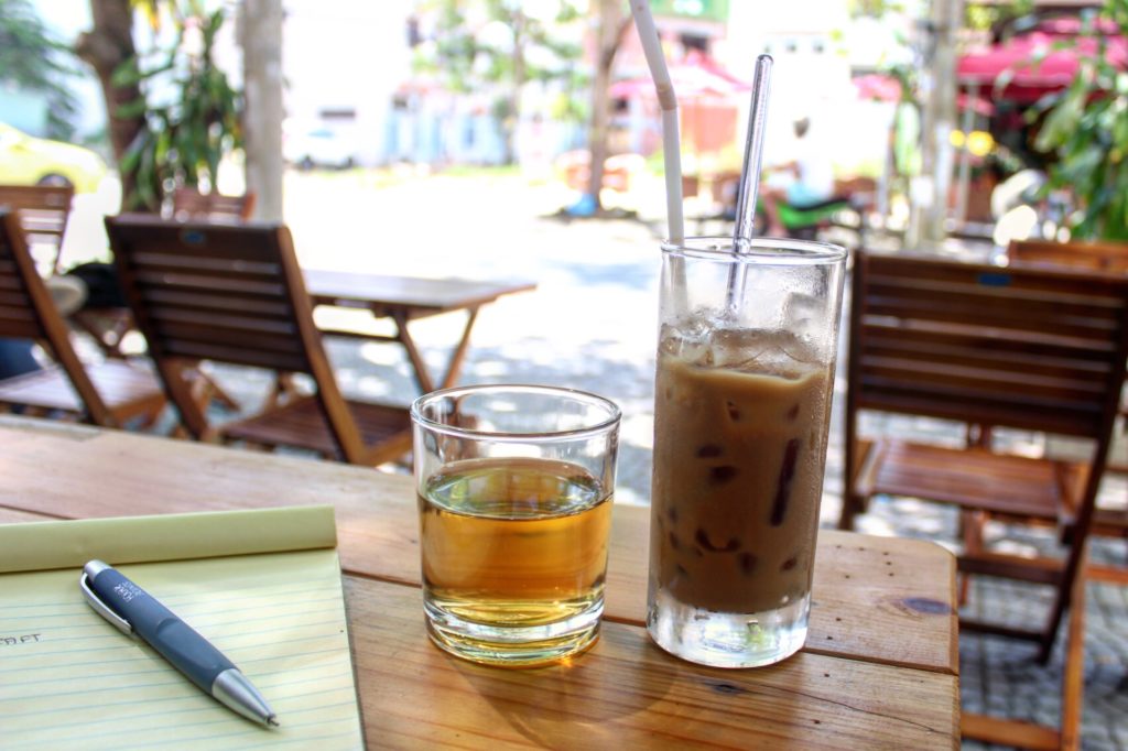 Coffee at Binh's Caphe - DaNang, Vietnam - February 2017