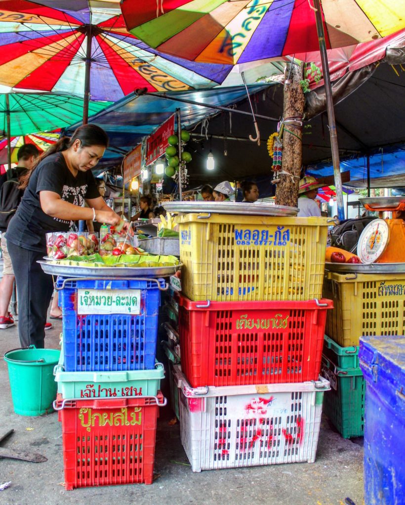 Vendor at Bangkok's Weekend Market