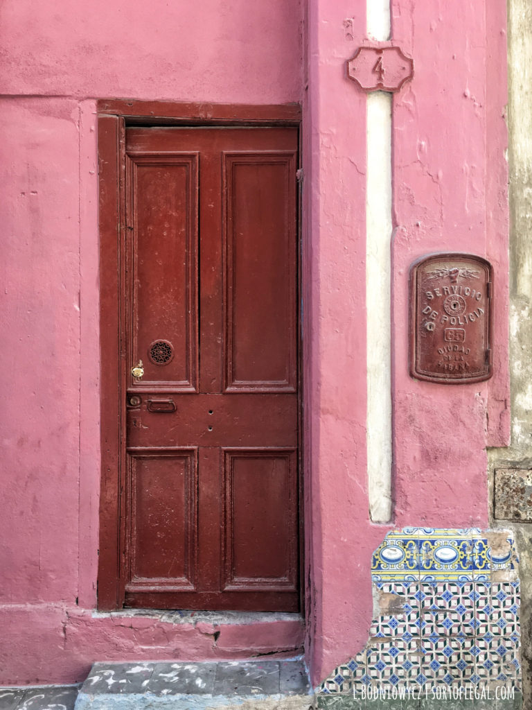 Red and Pink Doorway, Havana, Cuba, March 2017