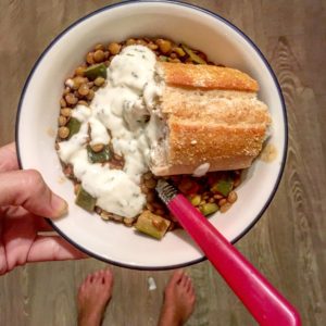 Vegetable Lentil Stew, One Pot Meal