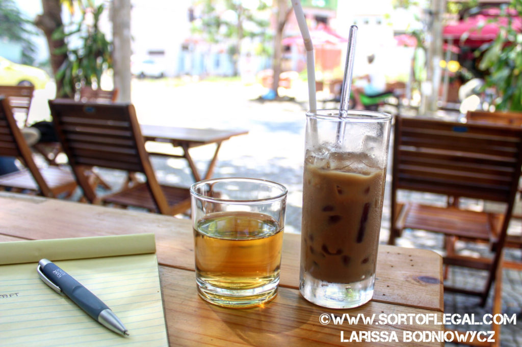 Milk Coffee at Binh's Cafe in DaNang Vietnam