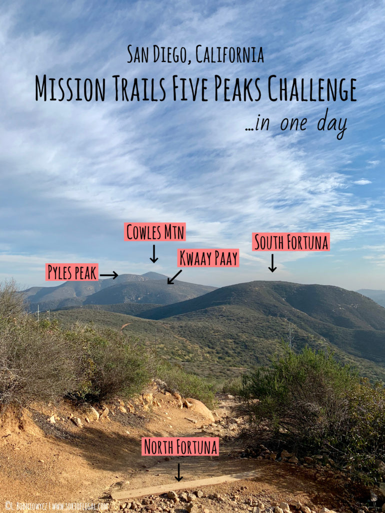 Mission Trails Five Peak Challenge in One Day Hike Report & Logistics