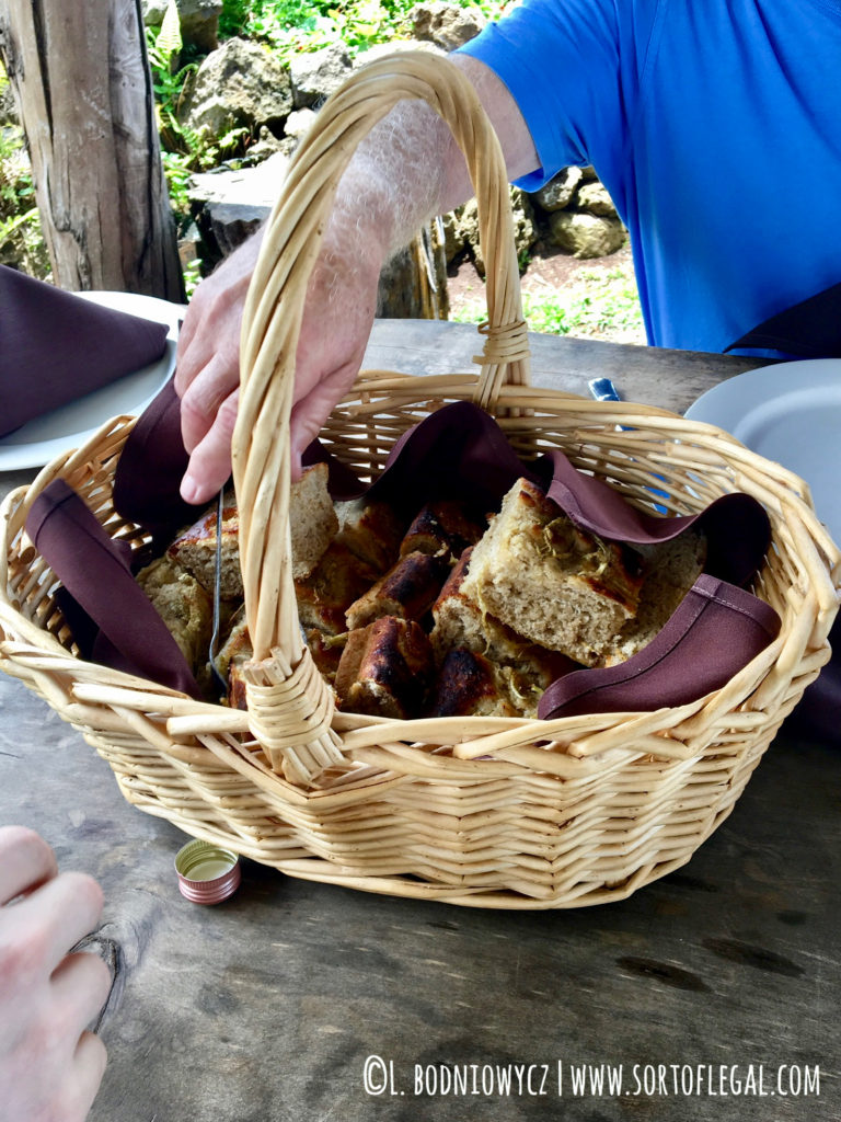 Home made bread at O'o Farm lunch tour in Maui Hawaii