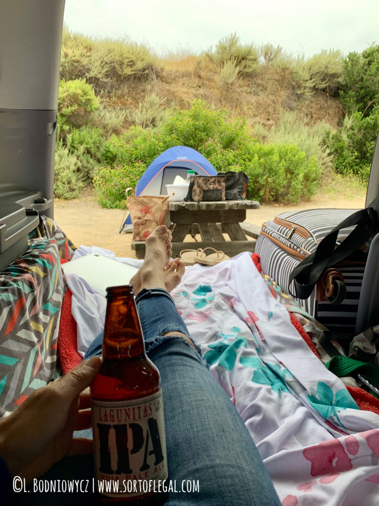 VanLife/CRVLife Female Solo Travel San Onofre Campgrounds, California