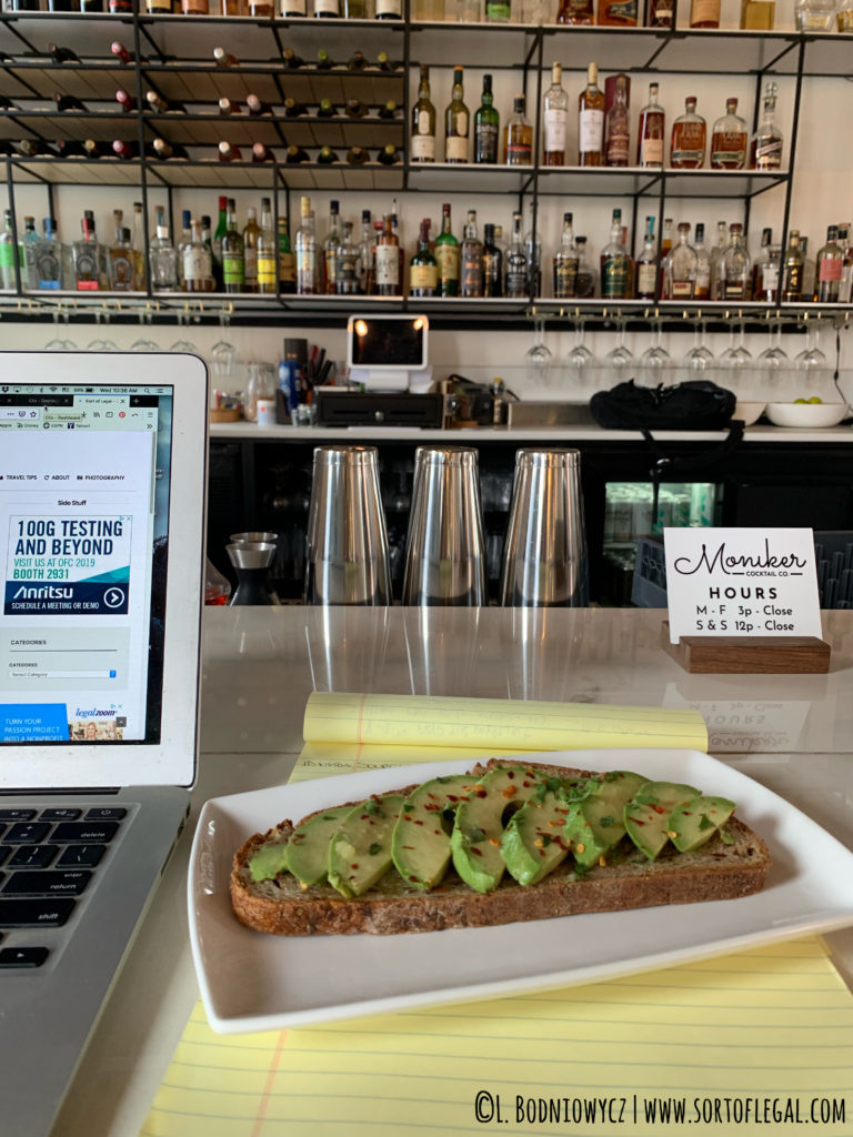 At Moniker Commons in San Diego, CA, you can choose coffee or booze.