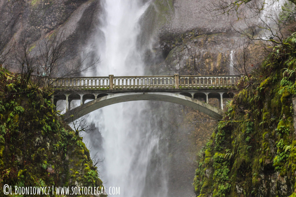 Multnomah Falls Bridge No People