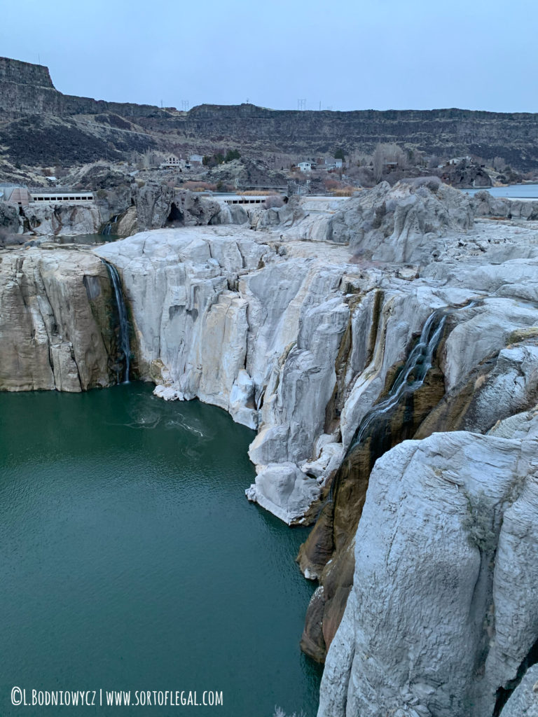 Shoshone Falls, Idaho Waterfall in Winter