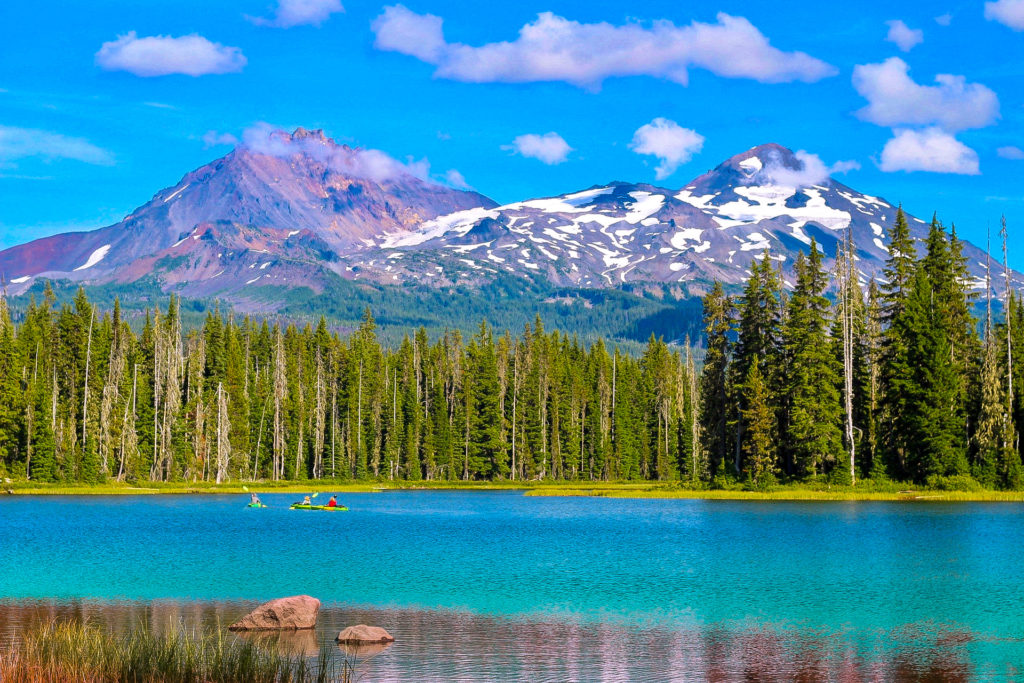 Lake Near Sisters, Oregon Heavily Edited