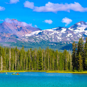 Lake Near Sisters, Oregon Heavily Edited