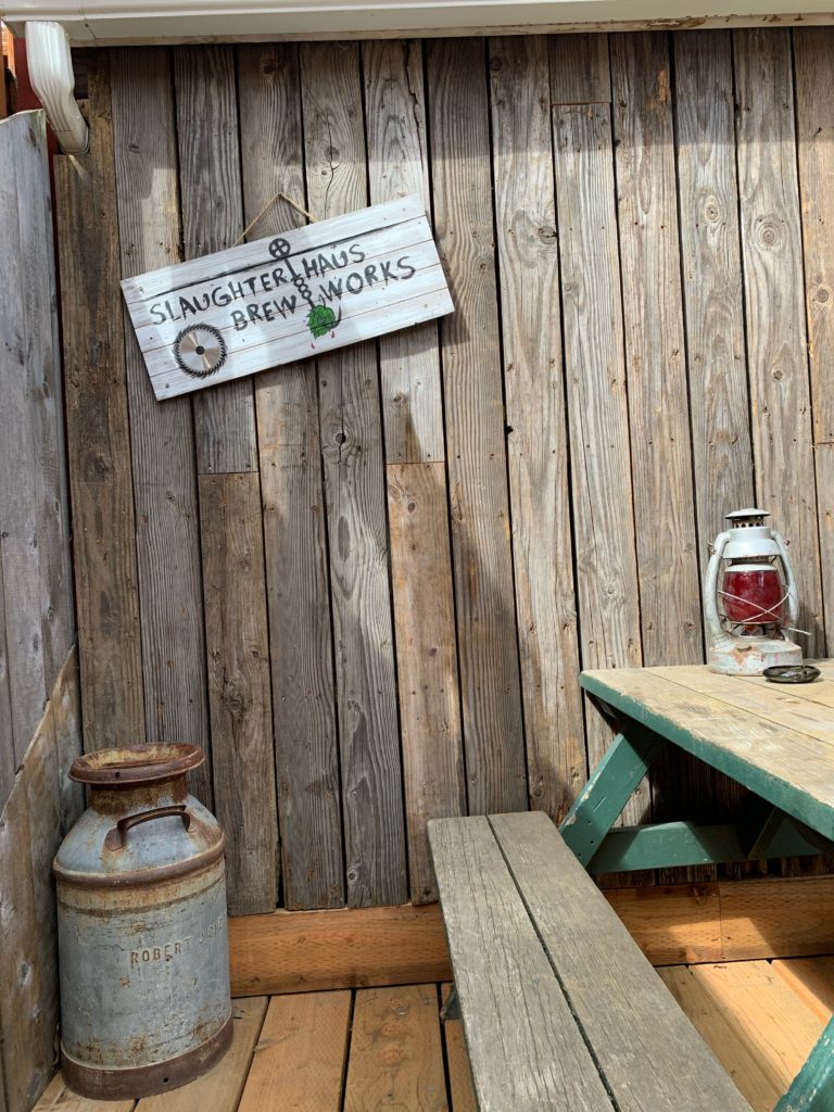 Table at Moore Food & Co, Portland, OR