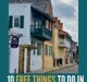 Title Image that says 10 free things to do in Saint Augustine with image of yellow and white buildings in St Augustine